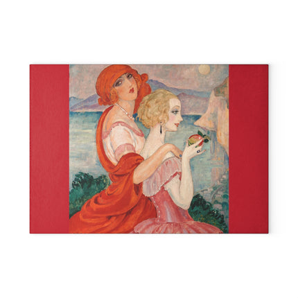 Sur la Route d'Anacapri by Gerda Wegener Glass Cutting Board