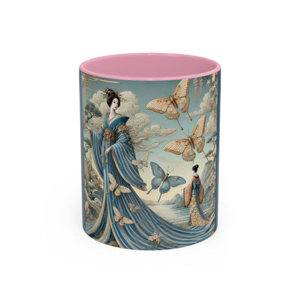 Butterfly Empress Colorful Mug – Graceful Butterflies & Timeless Elegance