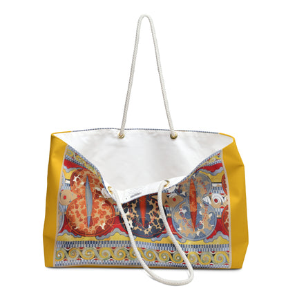 Reproduction of the Shield Frieze by Emile Gilliéron Weekender Bag