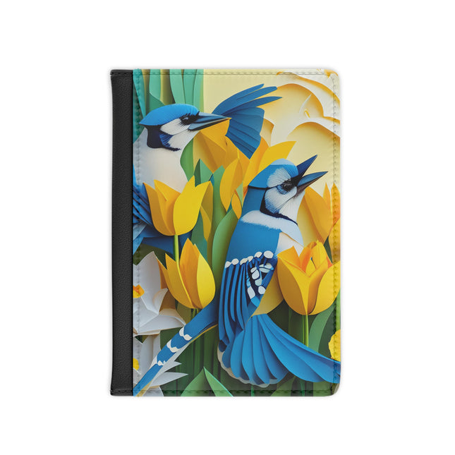 Blue Jays in a Spring Garden Passport Cover