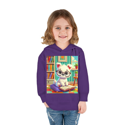 Little Scholar Pup Toddler Pullover Fleece Hoodie