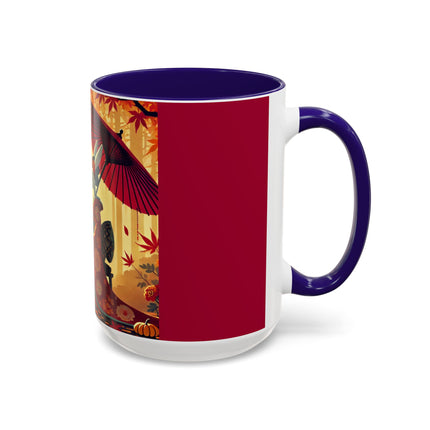 Theatrical Harvest Rabbit Colorful Mugs (11oz, 15oz)