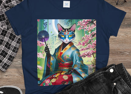 Cyberpunk Geisha Cotton Tee