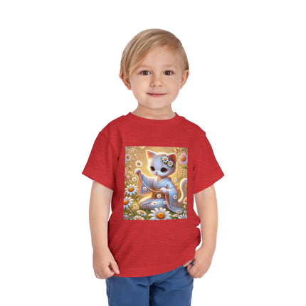 Daisy Chain Whimsy Toddler Short Sleeve Tee
