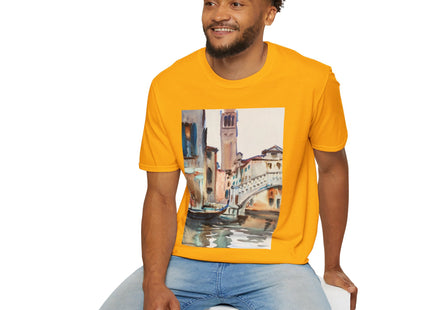 A Bridge and Campanile, Venice by John Singer Sargent Softstyle T-Shirt