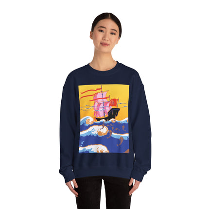 Golden Seas and Whimsical Dreams Heavy Blend™ Crewneck Sweatshirt