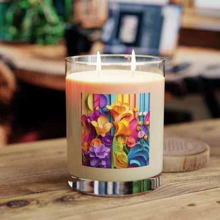 The Graceful Freesia Scented Candle - Full Glass, 11oz - The White Tea & Fig, The Lavender & Sage, and The Ocean Mist & Moss