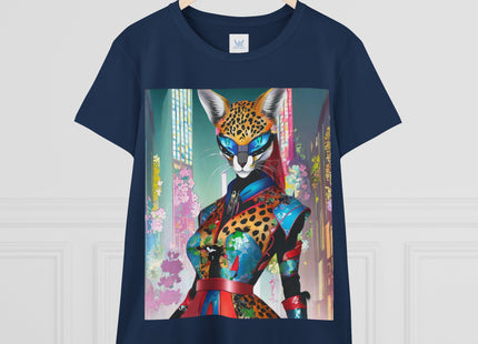 Cyber Cat Glamour Cotton Tee