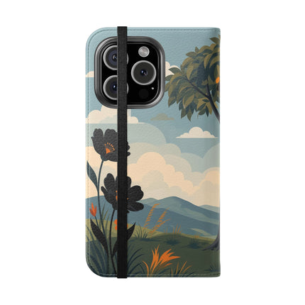 🌳🌺 The Ladies Of The Garden Swing Flip Case – Art Deco Floral Adventure