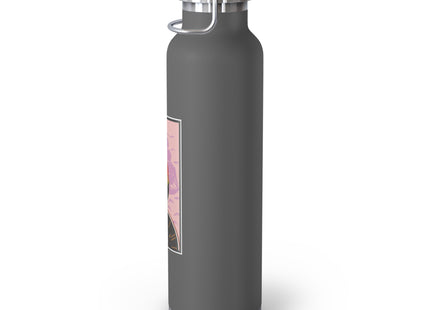Woman Waiting for her Beloved at 1:59 by Kobayashi Kaichi Copper Vacuum Insulated Bottle, 22oz