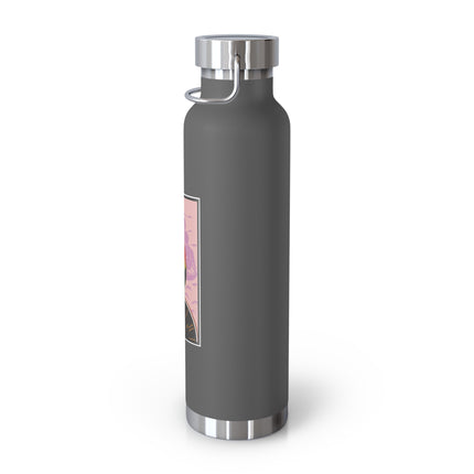 Woman Waiting for her Beloved at 1:59 by Kobayashi Kaichi Copper Vacuum Insulated Bottle, 22oz