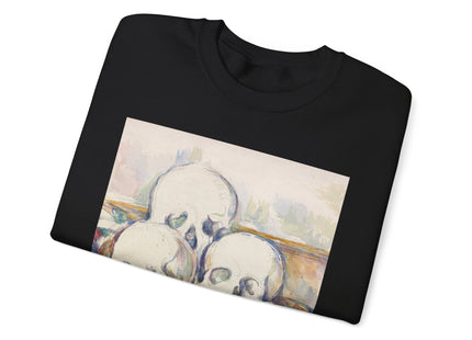 The Three Skulls by Paul Cézanne Unisex Heavy Blend™ Crewneck Sweatshirt