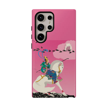 Samurai Princess on the White Steed Phone Case – Epic Grace & Mythic Power