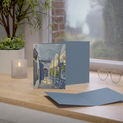 Gallery of a Moroccan Riad by George Gaudion Greeting Cards (1, 10, 30, and 50pcs)
