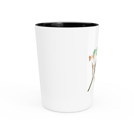 Orange-Headed Ground Thrush by Shaikh Zain al–Din Ceramic Shot Glass