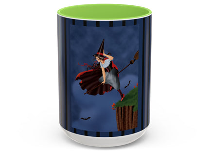 The Enchanted Witch Colorful Mugs, (11oz, 15oz)