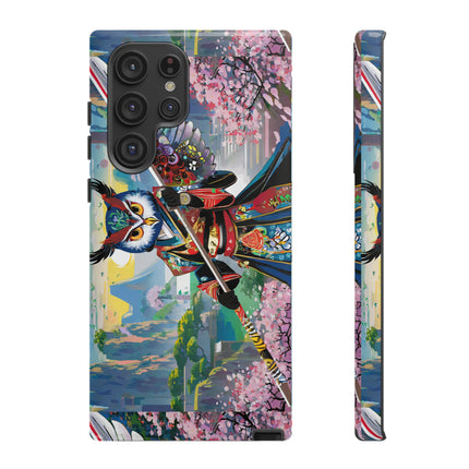 Cyberpunk Samurai Owl Phone Cases