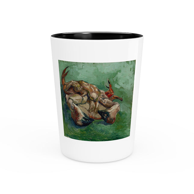 Crab on its Back by Vincent Van Gogh Ceramic Shot Glass