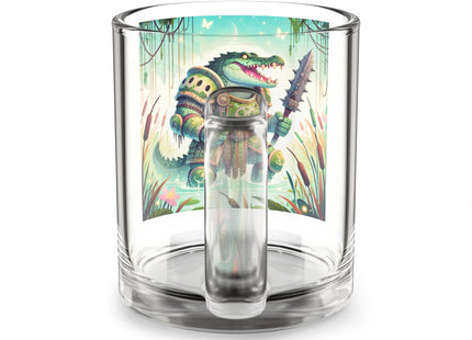 Swamp Tyrant Glass Mug, 10oz