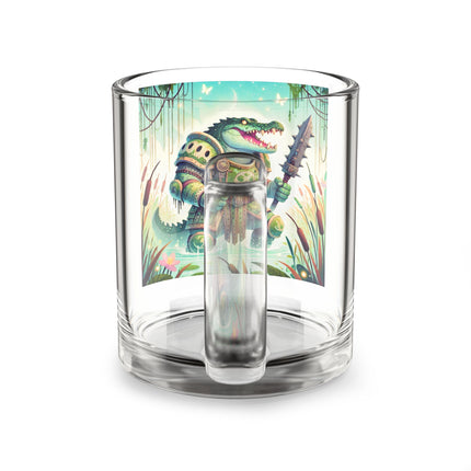 Swamp Tyrant Glass Mug, 10oz