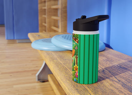 Robot Fairy Stainless Steel Water Bottle, Standard Lid