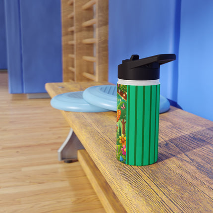 Robot Fairy Stainless Steel Water Bottle, Standard Lid