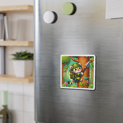Stealthy Stripes Die-Cut Magnets (5 Sizes)