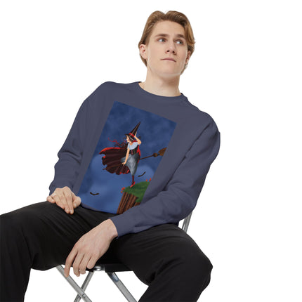 The Enchanted Witch Unisex Garment-Dyed Sweatshirt