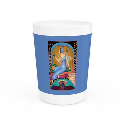 September & Sapphire (from the Gem Series) by Sofia Chiostri Ceramic Shot Glass