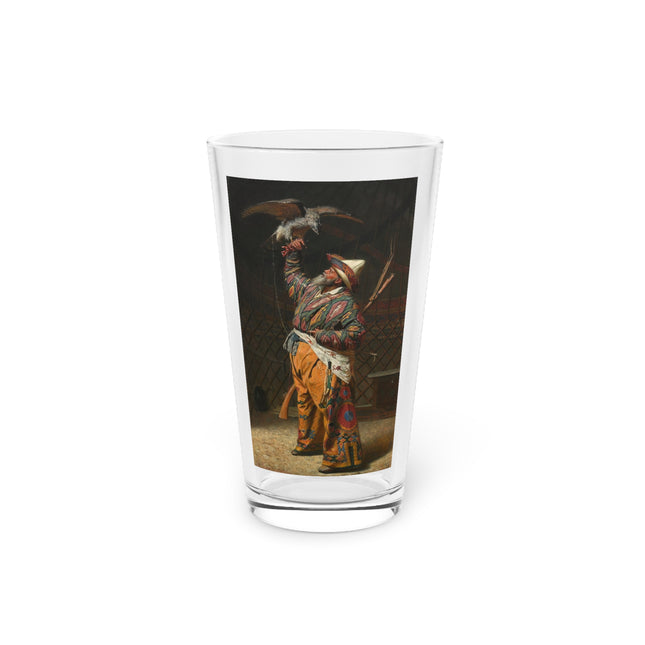 A Rich Kirghiz Huntsman with a Falcon by Vasily Vereshchagin Glass, 16oz