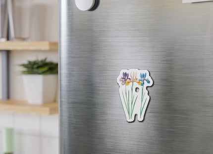 Iris, Iris sibirica by Anselmus Boëtius de Boodt Die-Cut Magnets (5 Sizes)