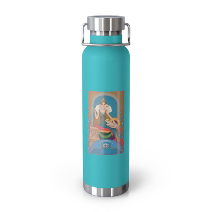 April & Diamond (from the Gem Series) by Sofia Chiostri Copper Vacuum Insulated Bottle, 22oz