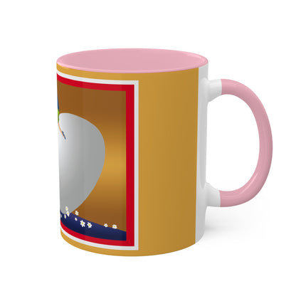 Crack-Up Comedy: The Great Egg Duel Colorful Mugs, 11oz