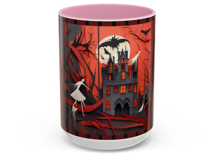 Halloween Night Scene Colorful Mugs (11oz, 15oz)