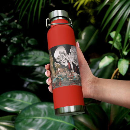 Mitsukuni Defying the Skeleton Spectre by Utagawa Kuniyoshi Copper Vacuum Insulated Bottle, 22oz