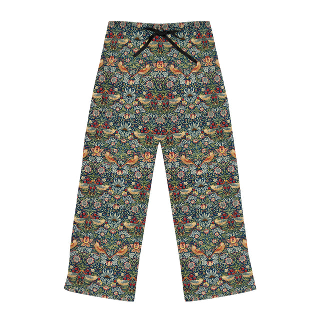 Strawberry Thief by William Morris Women's Pajama Pants (AOP)