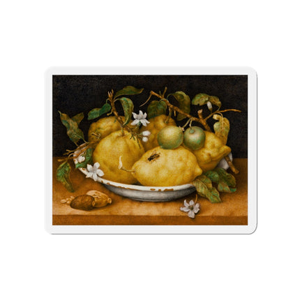 Still Life with Bowl of Citrons by Giovanna Garzoni Die-Cut Magnets (5 Sizes)
