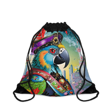 Tech Plumes Drawstring Bag