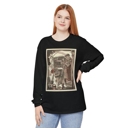 Bric-A-Brac by Fernand Siméon Garment-dyed Long Sleeve T-Shirt