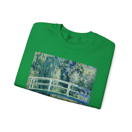 Water Lilies and Japanese Bridge by Claude Monet Heavy Blend™ Crewneck Sweatshirt