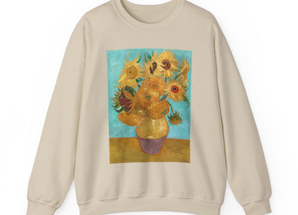 Vase with Twelve Sunflowers by Vincent Van Gogh Heavy Blend™ Crewneck Sweatshirt
