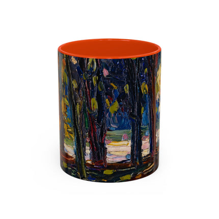 In the Park of St. Cloud by Wassily Kandinsky Colorful Mugs (11oz, 15oz)