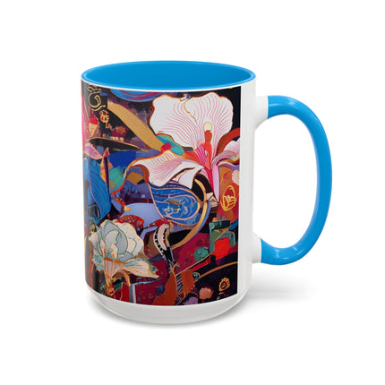 Ethereal Irises Colorful Mugs (11oz, 15oz)