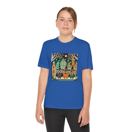 Night of the Trick-or-Treating Owlets Youth Competitor Tee