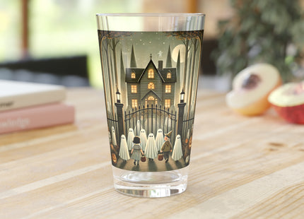 Ghostly Welcome – A Halloween Night Glass, 16oz