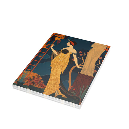 🍇✨ The Lady In The Golden Garden Postcard Bundles – Art Deco Fashion Elegance