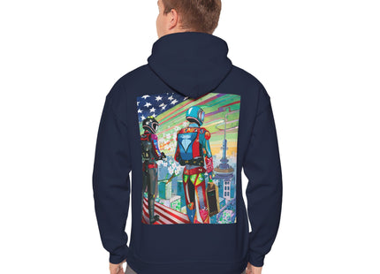 NSA Cyber Punk Computer Hacking Team – Heavy Blend™ Hooded Sweatshirt