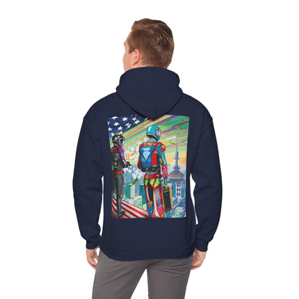 NSA Cyber Punk Computer Hacking Team – Heavy Blend™ Hooded Sweatshirt