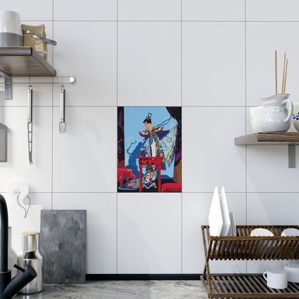A Visual Journey by Umberto Brunelleschi Ceramic Tile