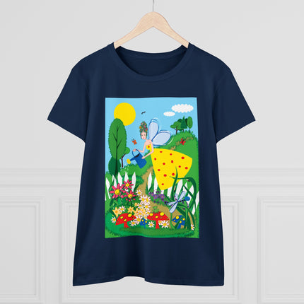 Garden Magic Women's Midweight Cotton Tee